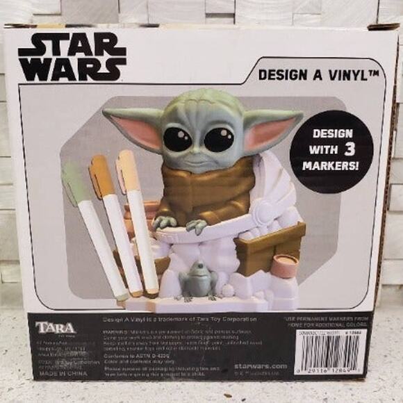 Star Wars Mandalorian The Child Baby Yoda Design a Vinyl Arts and Crafts - Picture 5 of 6